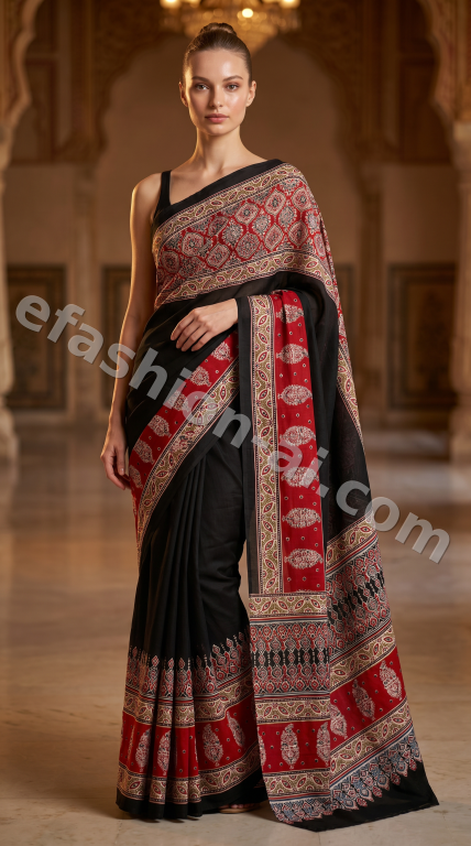 AI garment model visualization matching prompt: A realistic full body photo of a model w...