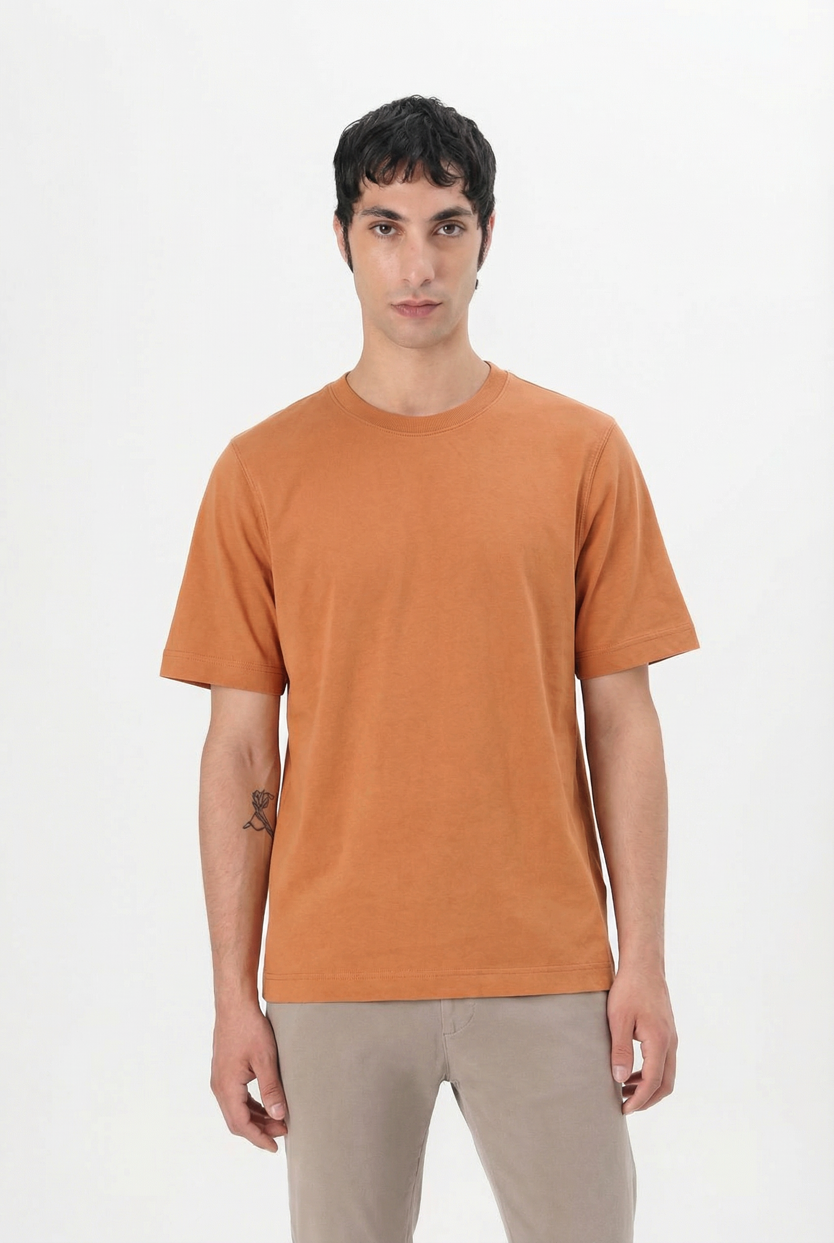 AI garment model visualization matching prompt: A realistic high quality photo of a mode...